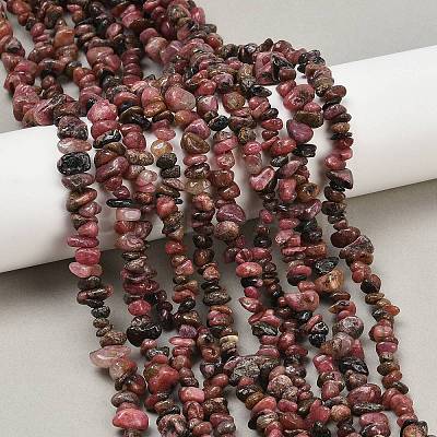 Natural Rhodonite Beads Strands G-F328-23-1