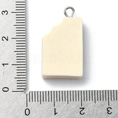 Resin Pendants RESI-I058-04K-1