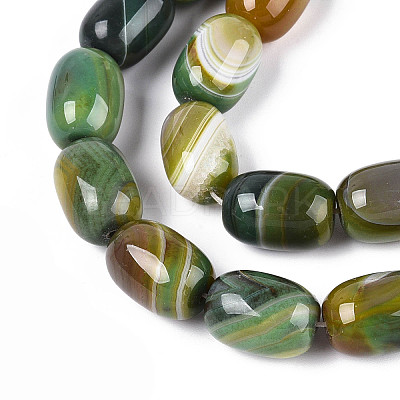 Natural Agate Beads Strands G-N356-02A-05-1