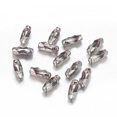 Tarnish Resistant 304 Stainless Steel Ball Chain Connectors X-STAS-R055-10-1