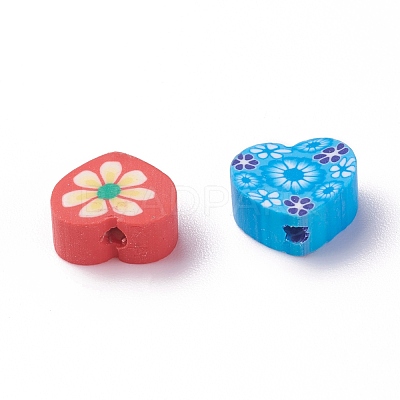 Handmade Polymer Clay Beads CLAY-I010-16-1