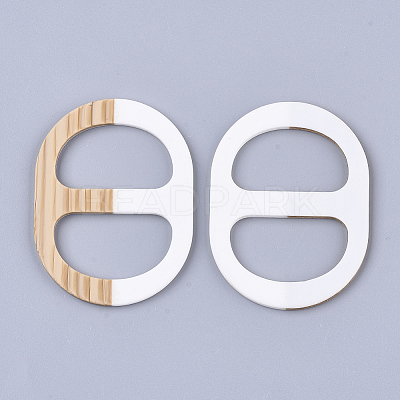 Rubberized Style Acrylic Slide Buckles OACR-T020-025C-1