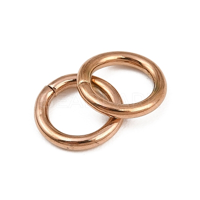 304 Stainless Steel Open Jump Rings SA-CBAF81C-01K-RG-1