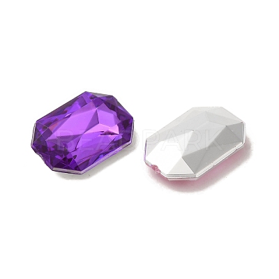 Imitation Taiwan Acrylic Rhinestone Cabochons GACR-A010-10x14mm-M-1