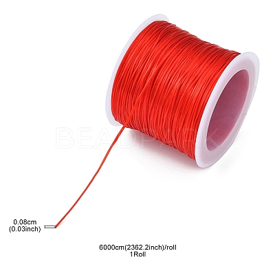 Flat Elastic Crystal String EW-YW0001-0.8mm-02I-1