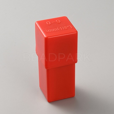 9Pcs Carbon Steel Stamps DIY-WH0740-10-1