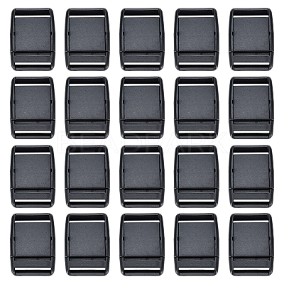 20Pcs Plastic Quick Contoured Side Release Buckle KY-NB0001-45-1