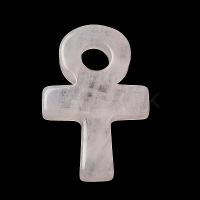 Natural Rose Quartz Pendants G-R492-03B-1