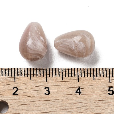 Opaque Acrylic Beads OACR-Q196-04E-1