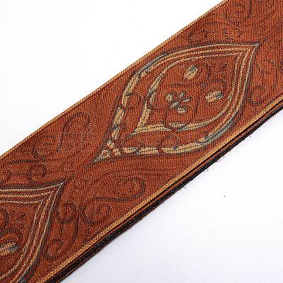 Embroidery Polyester Ribbons OCOR-WH0064-01A-WH-1