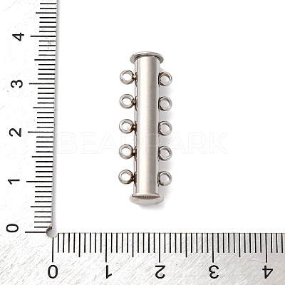 304 Stainless Steel Slide Lock Clasps STAS-A117-07A-P-1