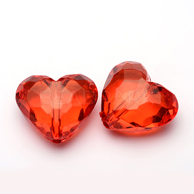 Valentines Day Ideas for Her Transparent Acrylic Beads X-PL318Y-5-1