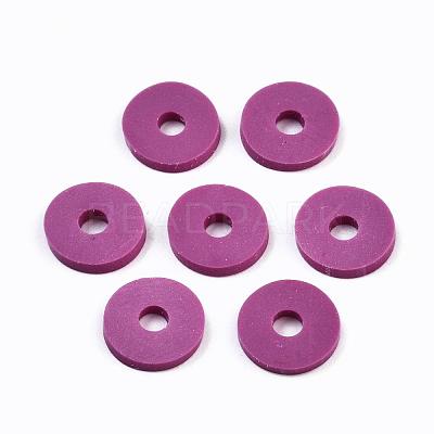 Handmade Polymer Clay Beads CLAY-Q251-8.0mm-27-1