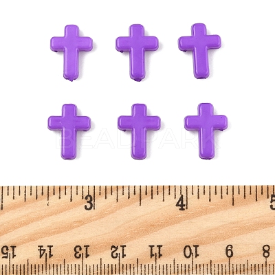200Pcs Opaque Acrylic Beads SACR-FS0001-39D-1
