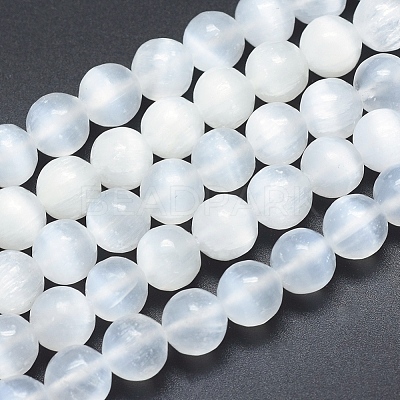 Natural Calcite Beads Strands G-K256-15-10mm-1