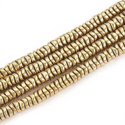 Electroplate Non-magnetic Synthetic Hematite Beads Strands X-G-T061-179J-1