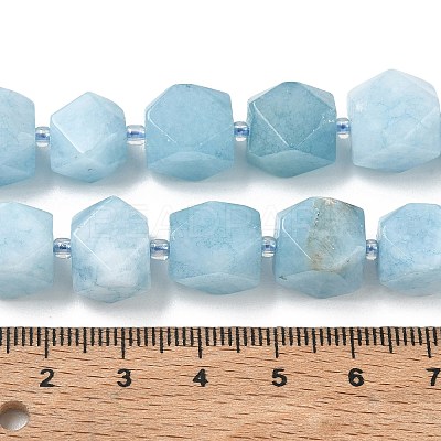 Dyed Natural White Jade Beads Strands GG-CBAF8A8-A06-01-1