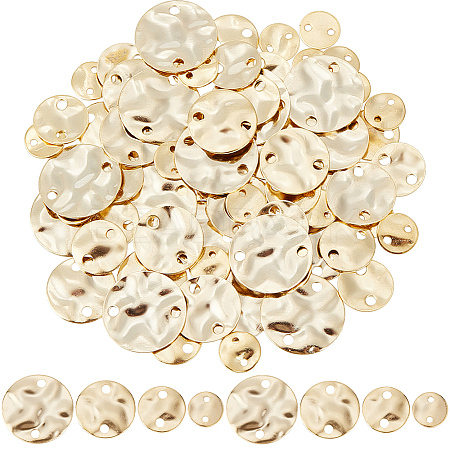 80Pcs 4 Styles Brass Connector Charms KK-CN0002-93G-1