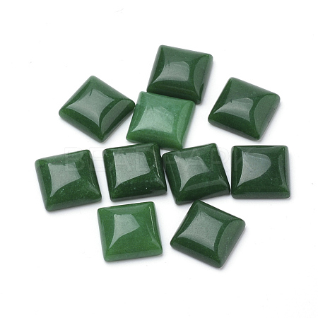 Natural White Jade Cabochons G-Q975-12x12-07-1