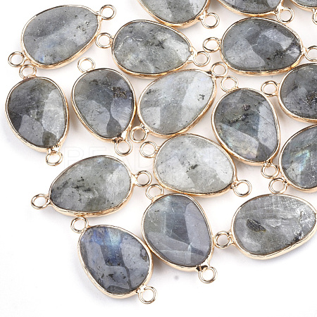 Natural Labradorite Links connectors X-G-S344-02A-1
