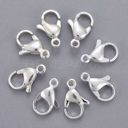 304 Stainless Steel Lobster Claw Clasps STAS-E464-21E-S-1
