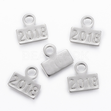 304 Stainless Steel Charms STAS-H420-52P-1