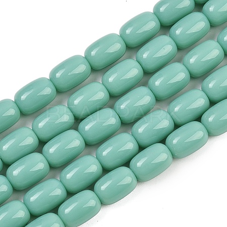 Opaque Glass Beads Strands GLAA-Z015-02B-1