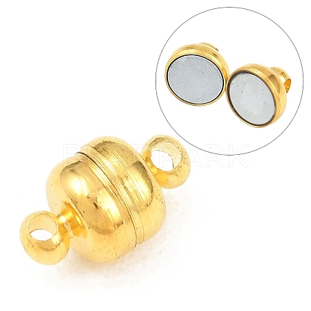 Brass Magnetic Clasps with Loops X-KK-H361-G-1