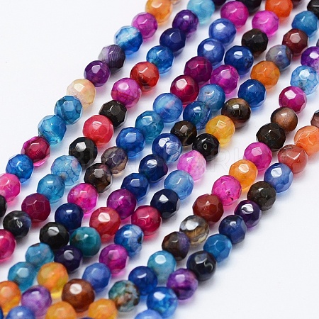 Natural Agate Beads Strands G-E469-12G-1