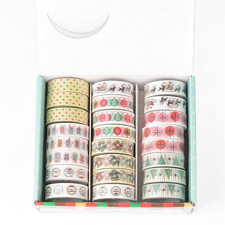 Limited Sales Adhesive Tapes! Christmas Decorative Adhesive Tapes DIY-K001-F-M-1