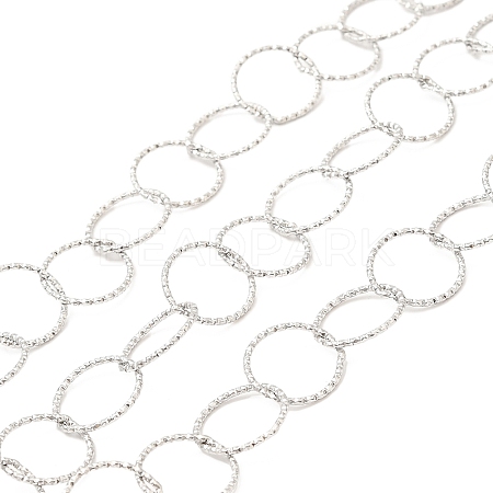 Non-Tarnish 304 Stainless Steel Ring Rolo Chains STAS-D084-34P-1