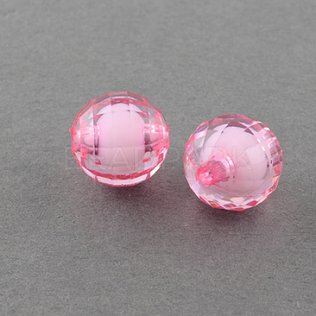 Transparent Acrylic Beads TACR-S086-10mm-02-1