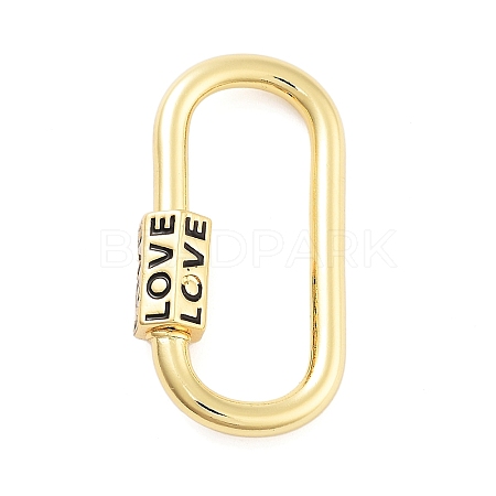 Rack Plating Brass Screw Clasps KK-NH0001-07G-1