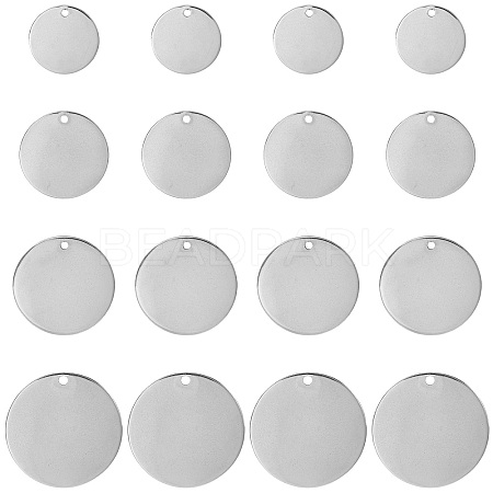 304 Stainless Steel Stamping Blank Tag Charms STAS-CJ0002-01-1