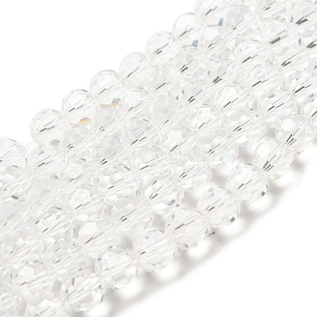 Transparent Glass Beads EGLA-A035-T10mm-D19-1