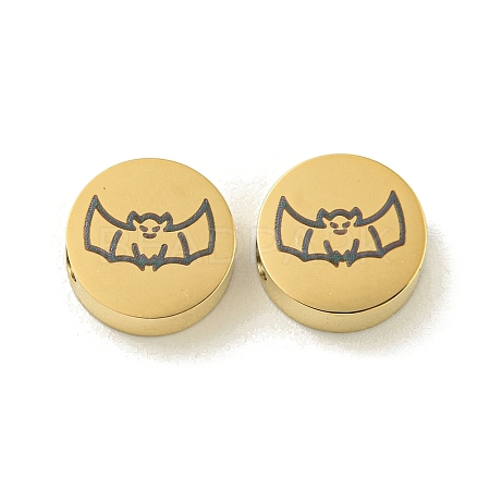 Halloween 304 Stainless Steel Beads STAS-U017-01G-G-1