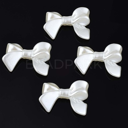 Acrylic Imitation Pearl Beads X-OACR-N134-001-1
