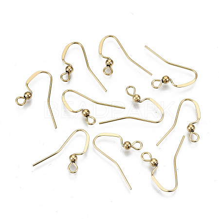 304 Stainless Steel Earring Hooks STAS-N092-104G-NR-1