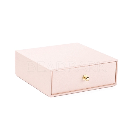 Square Paper Drawer Jewelry Set Box CON-C011-03B-05-1