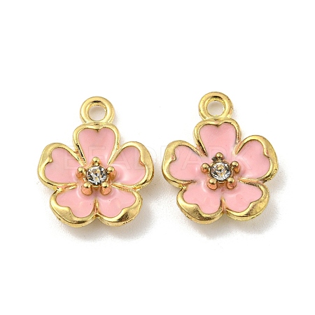 Alloy Enamel Pendants ENAM-D063-01G-04-1