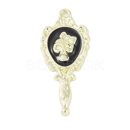 Halloween Rack Plating Alloy Enamel Pendants PALLOY-F018-26G-01-1