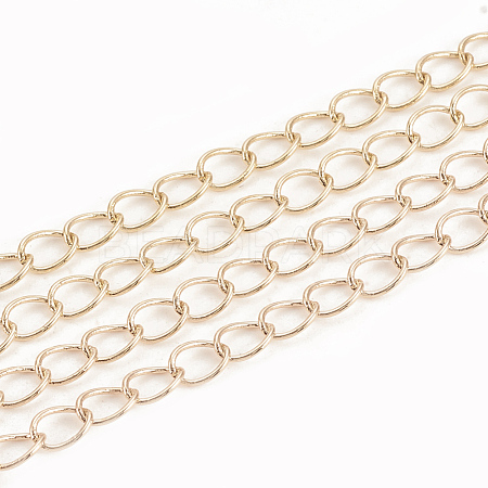 Soldered Brass Curb Chains CHC-S003-06G-1