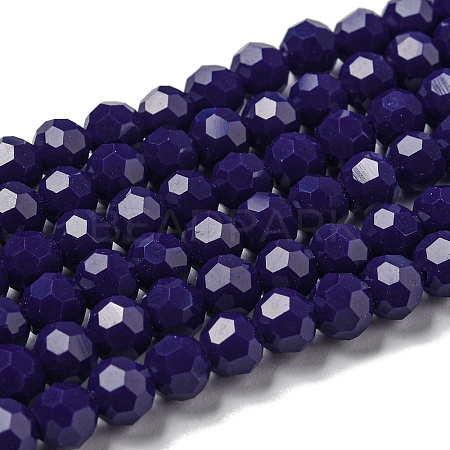Opaque Glass Beads Stands EGLA-A035-P6mm-D09-1
