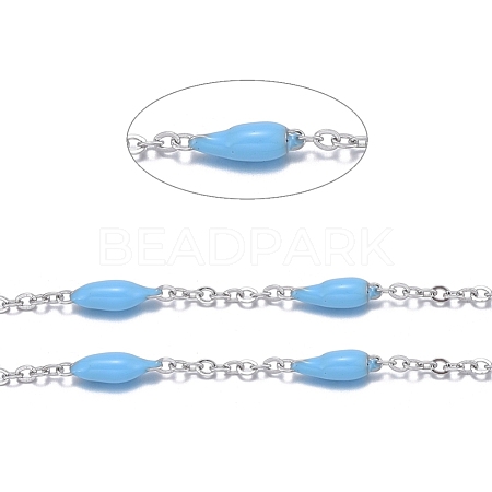Handmade Enamel Beaded Chains CHS-I007-06P-09-1