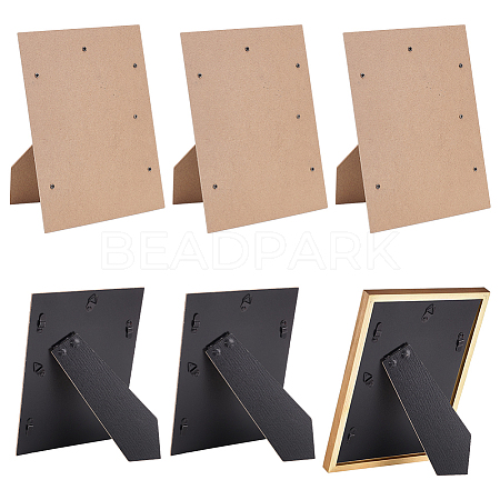MDF Photo Frame Stand DIY-WH0401-19B-01-1