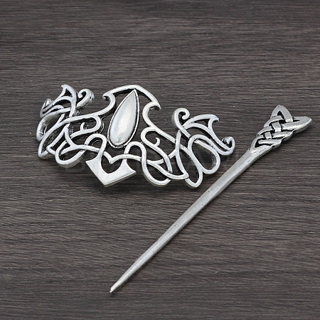Viking Alloy Hair Sticks PW-WG0D8B7-01-1