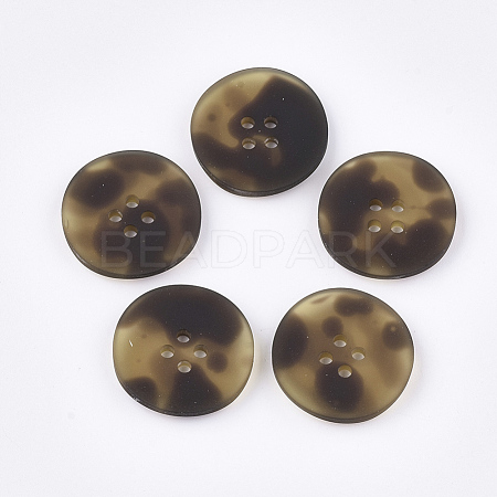 4-Hole Acrylic Buttons X-BUTT-T003-02B-1