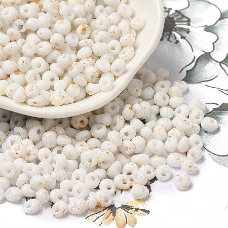Baking Paint Glass Seed Beads SEED-F006-01A-15-1
