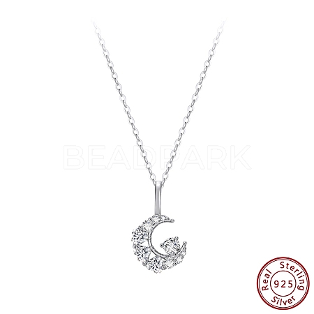 925 Sterling Silver Pave 5A Clear Cubic Zirconia Pendants SE-CBA9BBC-08P-1