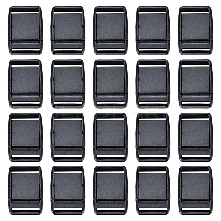 20Pcs Plastic Quick Contoured Side Release Buckle KY-NB0001-45-1